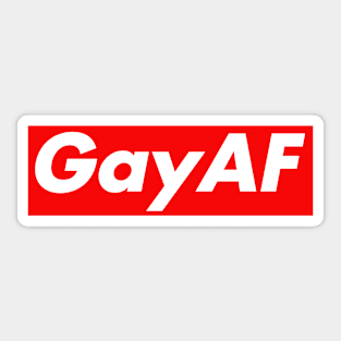 Gay AF Sticker